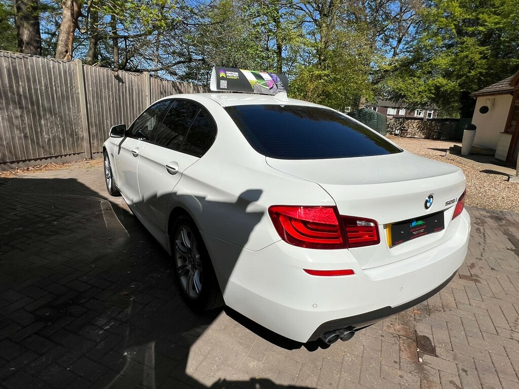 BMW 5 Series 2.0 528I M Sport LN62NVW White #5