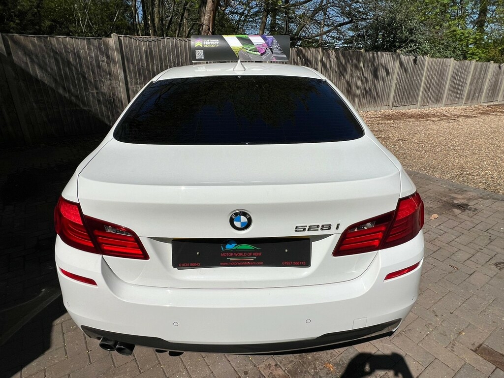 BMW 5 Series 2.0 528I M Sport LN62NVW White #6