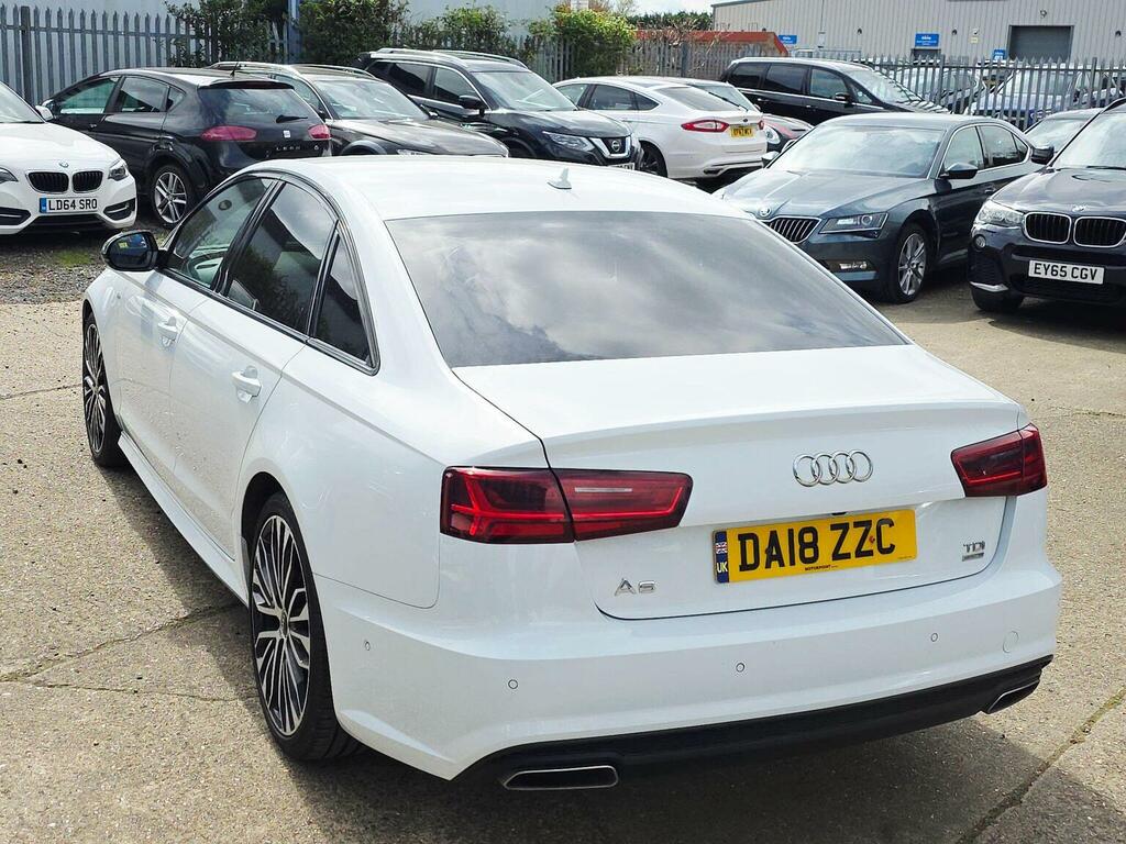 Audi A6 Saloon Saloon 2.0 Tdi Ultra Black Edition S Tronic Euro 6 DA18ZZC White #5