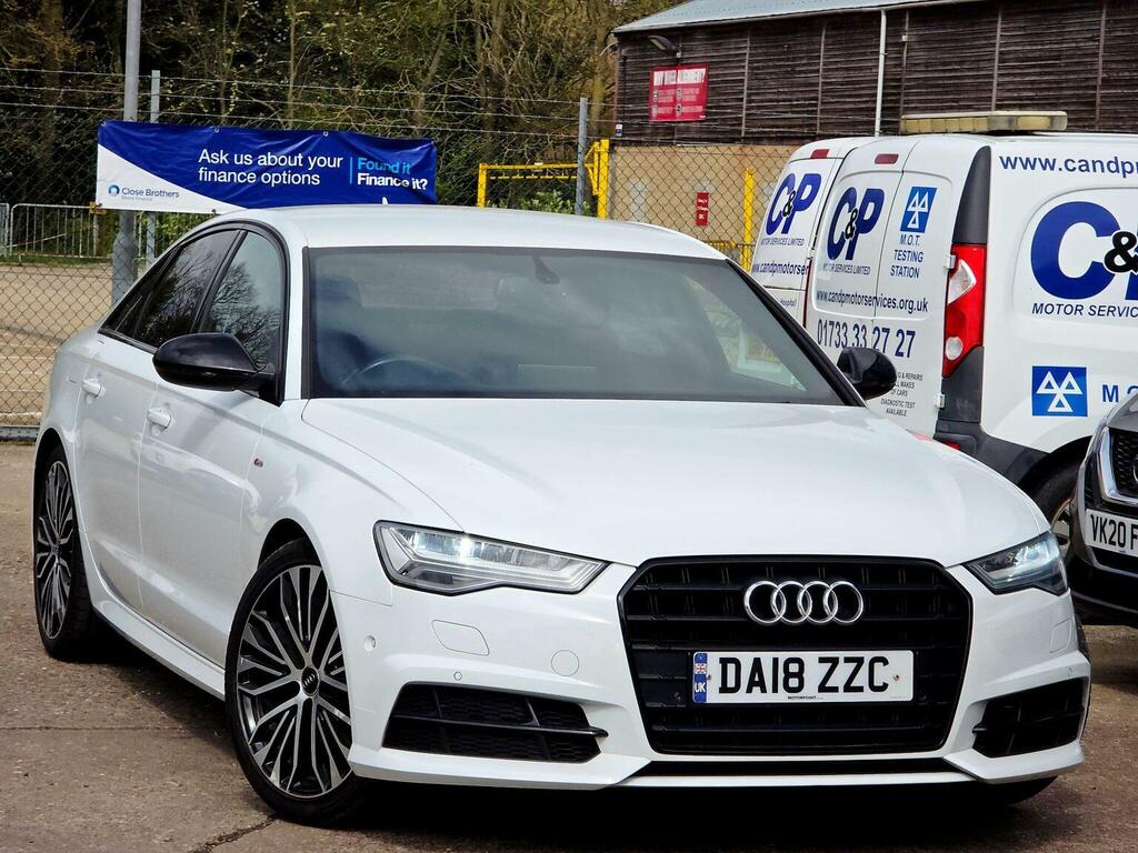 Audi A6 Saloon Saloon 2.0 Tdi Ultra Black Edition S Tronic Euro 6 White