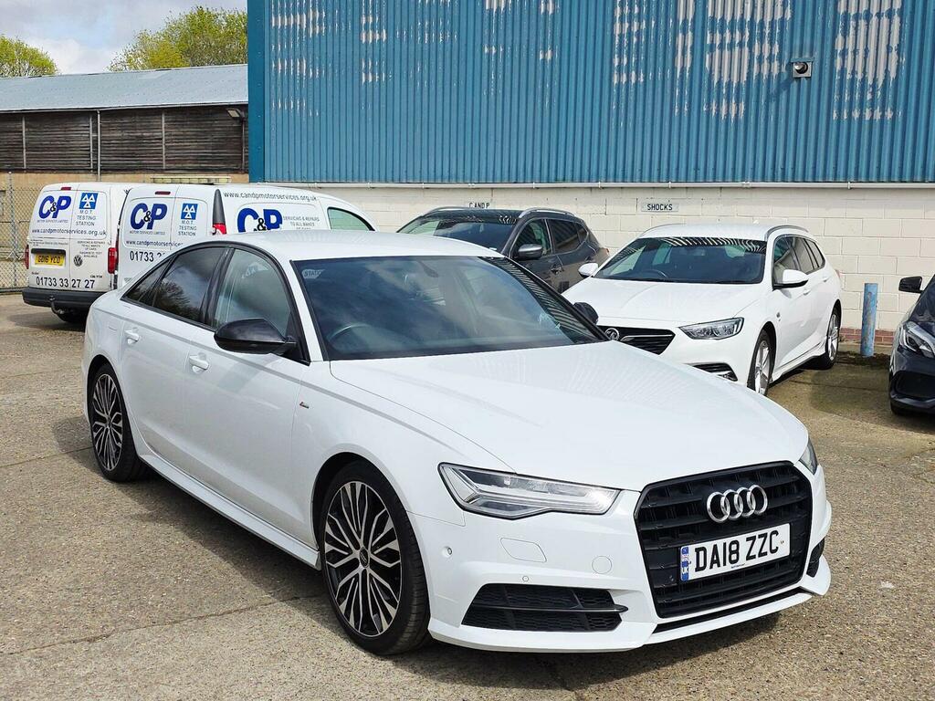 Audi A6 Saloon Saloon 2.0 Tdi Ultra Black Edition S Tronic Euro 6 DA18ZZC White #6