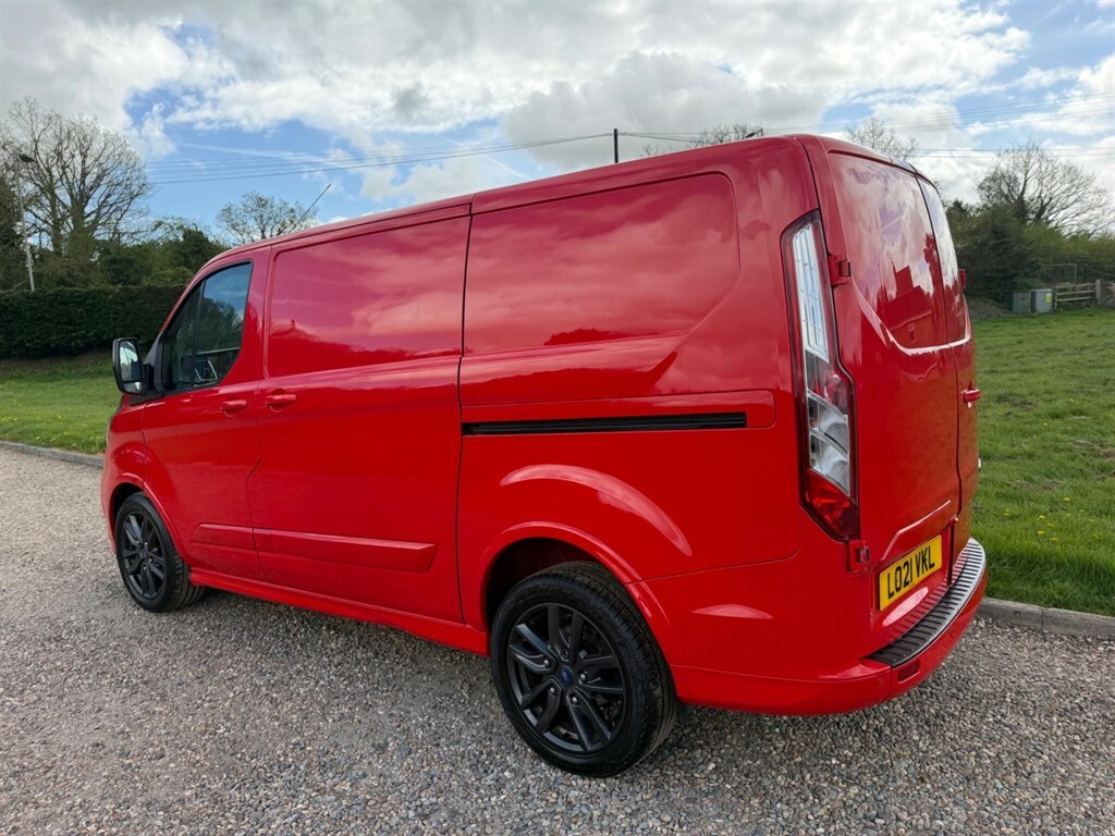 Ford Transit Custom 2.0 L 2.0 290 Ecoblue Sport L1 H1 Euro 6 Ss LO21VKL Red #4