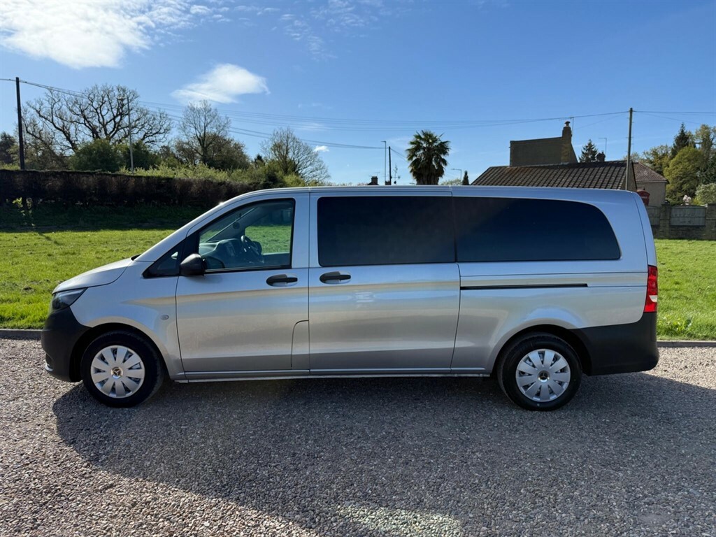 Mercedes-Benz Vito 2.1 L 2.1 114 Cdi Bluetec Pro Tourer Rwd L3 Euro 6 KX19OPG Silver #3