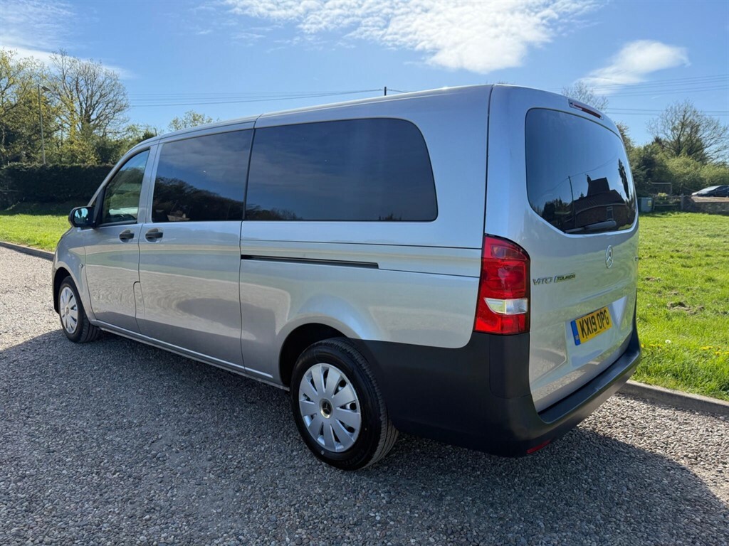 Mercedes-Benz Vito 2.1 L 2.1 114 Cdi Bluetec Pro Tourer Rwd L3 Euro 6 KX19OPG Silver #5