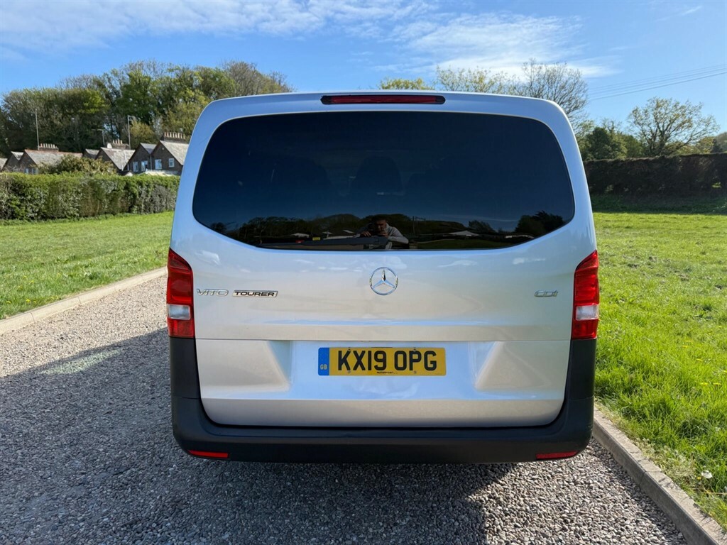 Mercedes-Benz Vito 2.1 L 2.1 114 Cdi Bluetec Pro Tourer Rwd L3 Euro 6 KX19OPG Silver #6