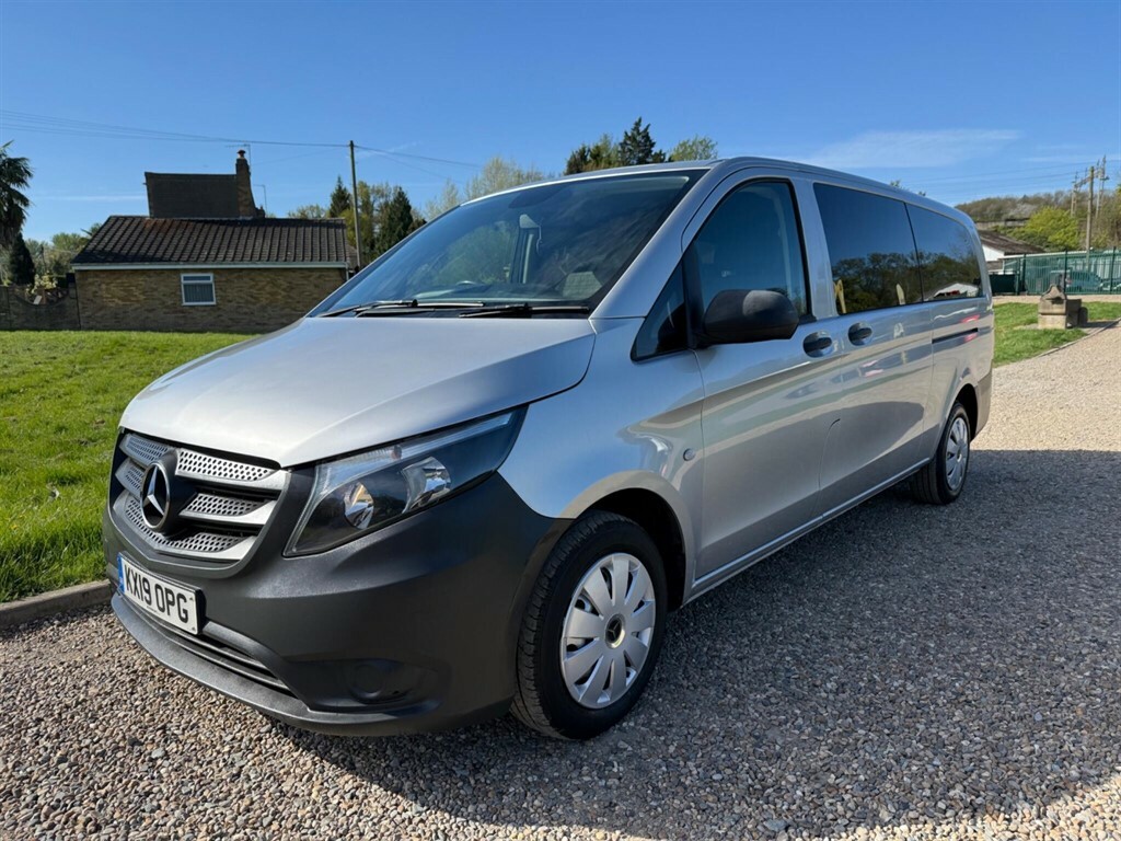 Mercedes-Benz Vito 2.1 L 2.1 114 Cdi Bluetec Pro Tourer Rwd L3 Euro 6 KX19OPG Silver #4