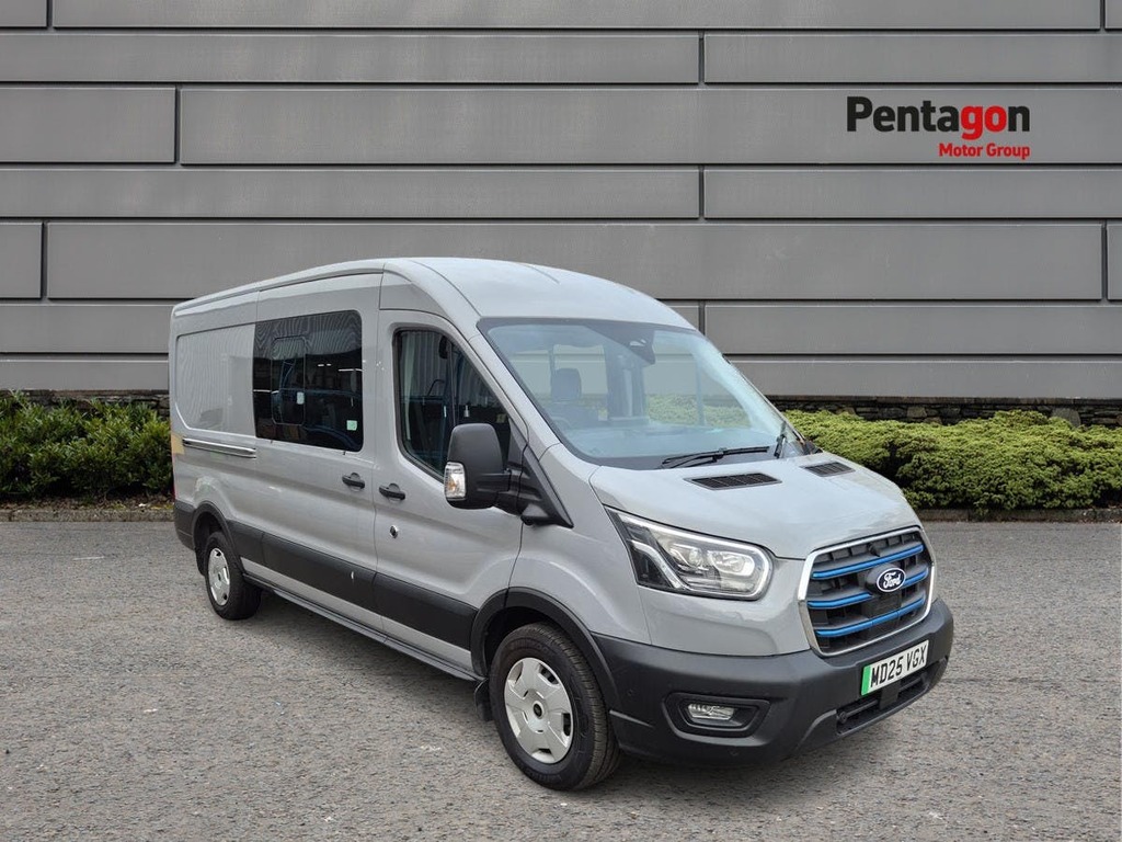 Ford Transit Custom 390 89Kwh Trend 22Kw Charger Crew Van Double Cab Grey