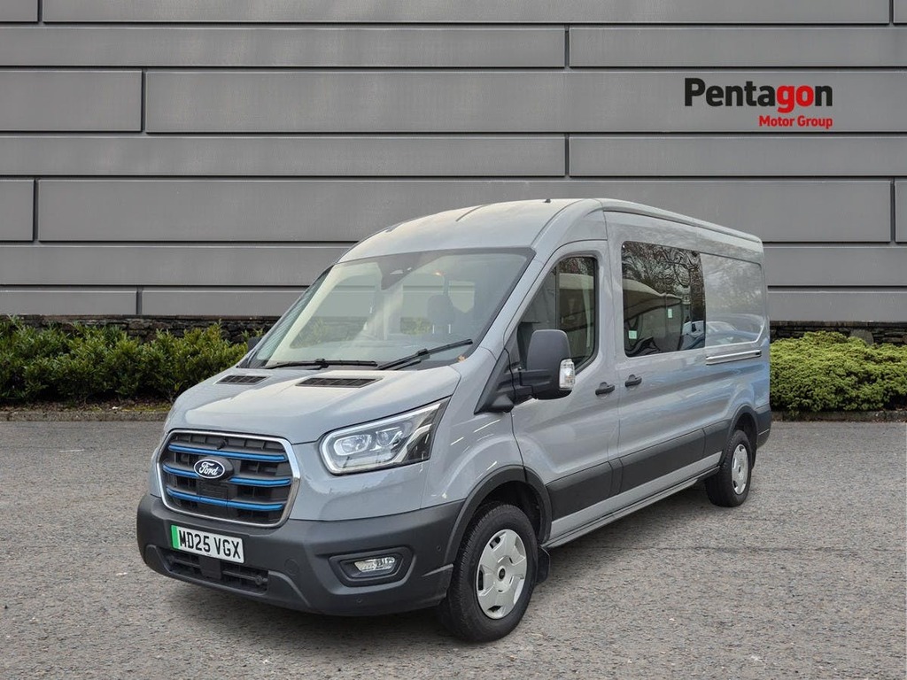 Ford Transit Custom 390 89Kwh Trend 22Kw Charger Crew Van Double Cab MD25VGX Grey #3