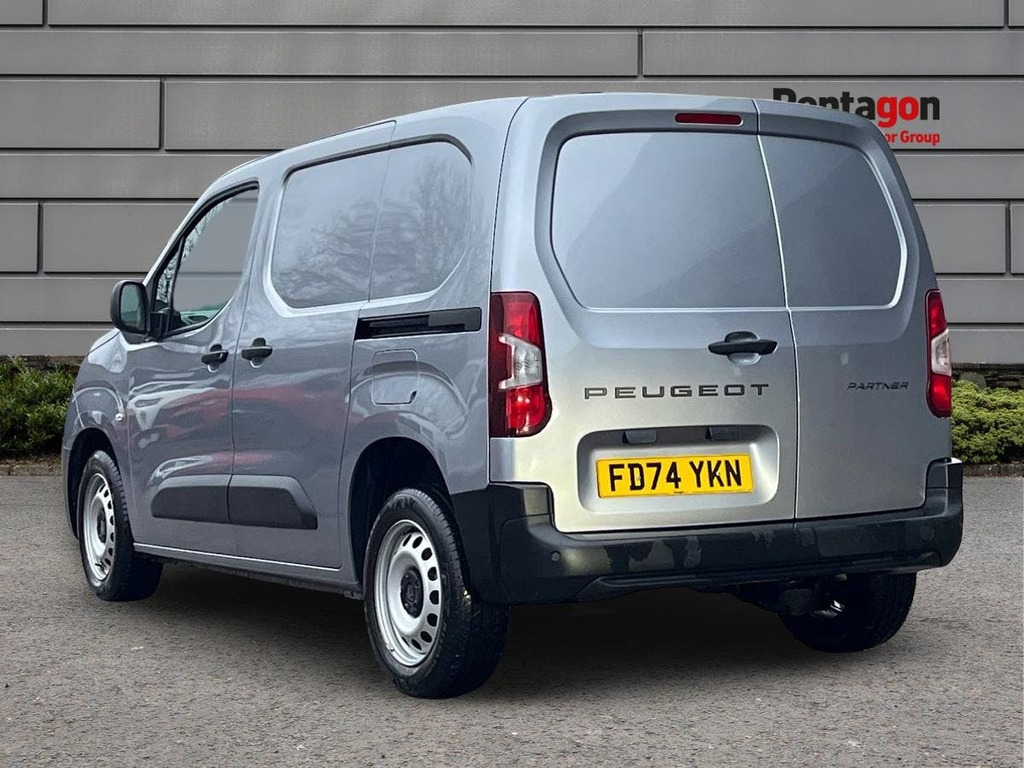 Peugeot Partner 1.5 Bluehdi 1000 Professional Standard Panel Van 5 FD74YKN Grey #2