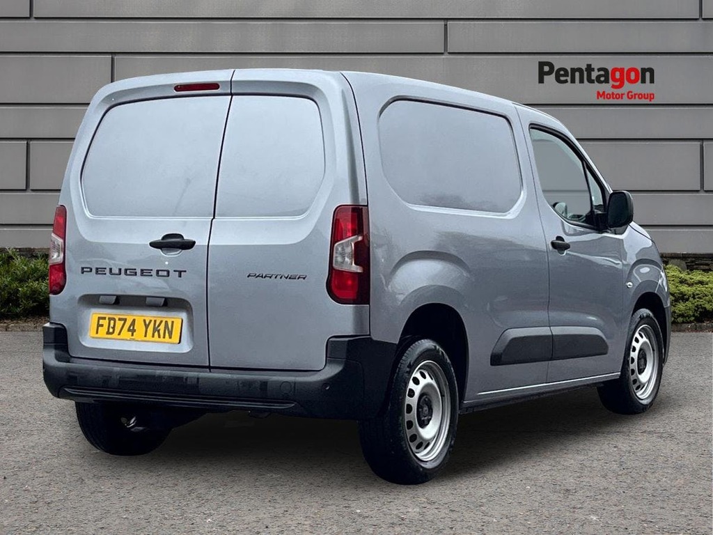 Peugeot Partner 1.5 Bluehdi 1000 Professional Standard Panel Van 5 FD74YKN Grey #4