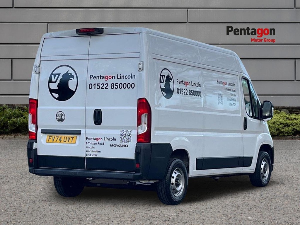 Vauxhall Movano 2.2 Cdti 3500 Biturbo Prime Panel Van M FV74UVT White #4