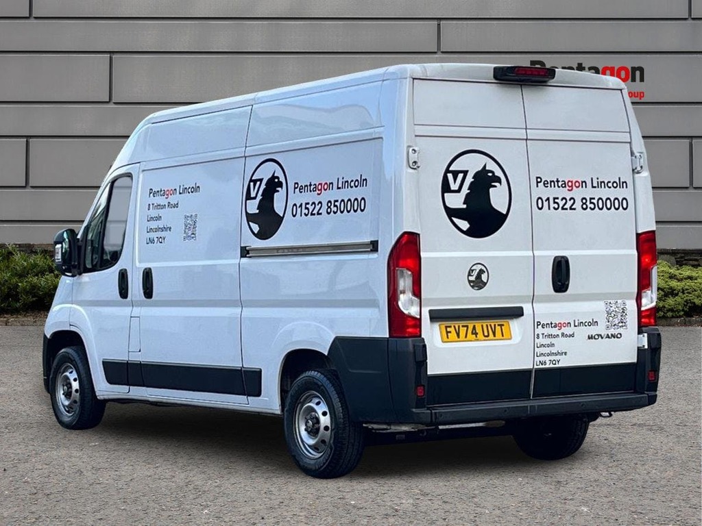 Vauxhall Movano 2.2 Cdti 3500 Biturbo Prime Panel Van M FV74UVT White #2