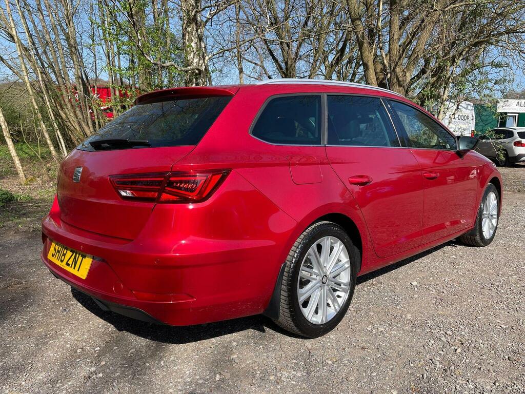Seat Leon Estate 2.0 Tdi Xcellence Technology St Dsg Euro 6 Red #4