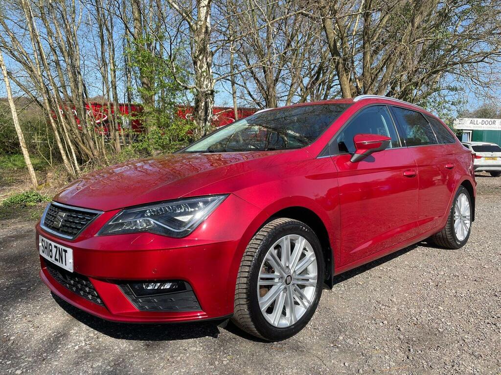 Seat Leon Estate 2.0 Tdi Xcellence Technology St Dsg Euro 6 Red #5