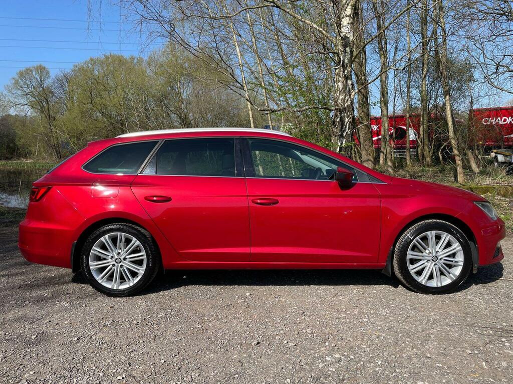 Seat Leon Estate 2.0 Tdi Xcellence Technology St Dsg Euro 6 Red #3