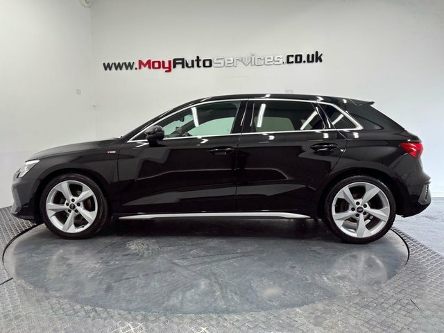 Audi A3 2023 2.0 Tdi 35 S Line Sportback S Tron GK23DJE Black #4
