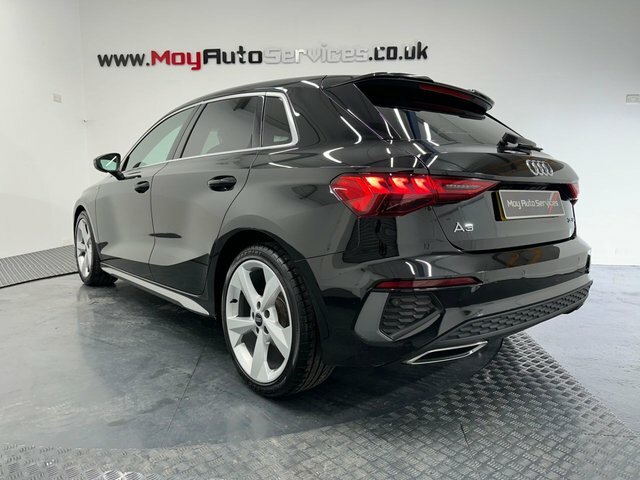 Audi A3 2023 2.0 Tdi 35 S Line Sportback S Tron GK23DJE Black #3