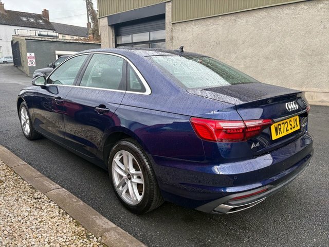 Audi A4 2022 2.0 Tdi 35 Technik Saloon S Tronic WR72SJX Blue #4