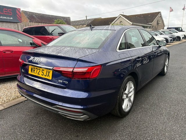 Audi A4 2022 2.0 Tdi 35 Technik Saloon S Tronic WR72SJX Blue #3