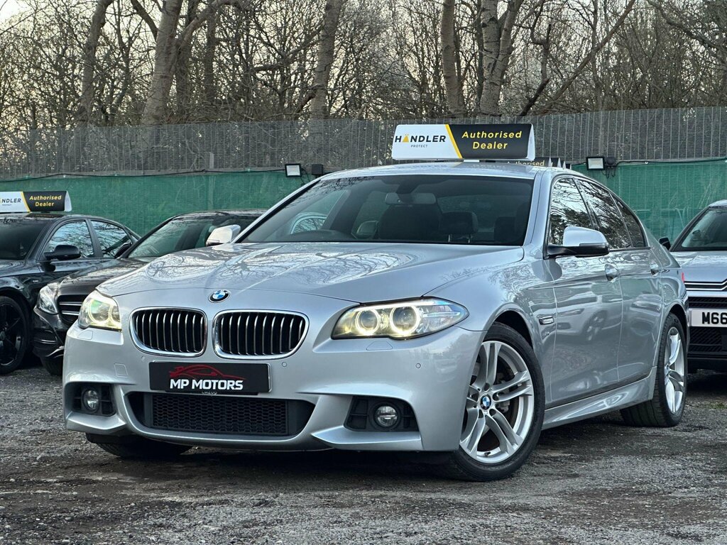 BMW 5 Series 2.0 520D M Sport Euro 6 Ss YK66DWU Silver #3