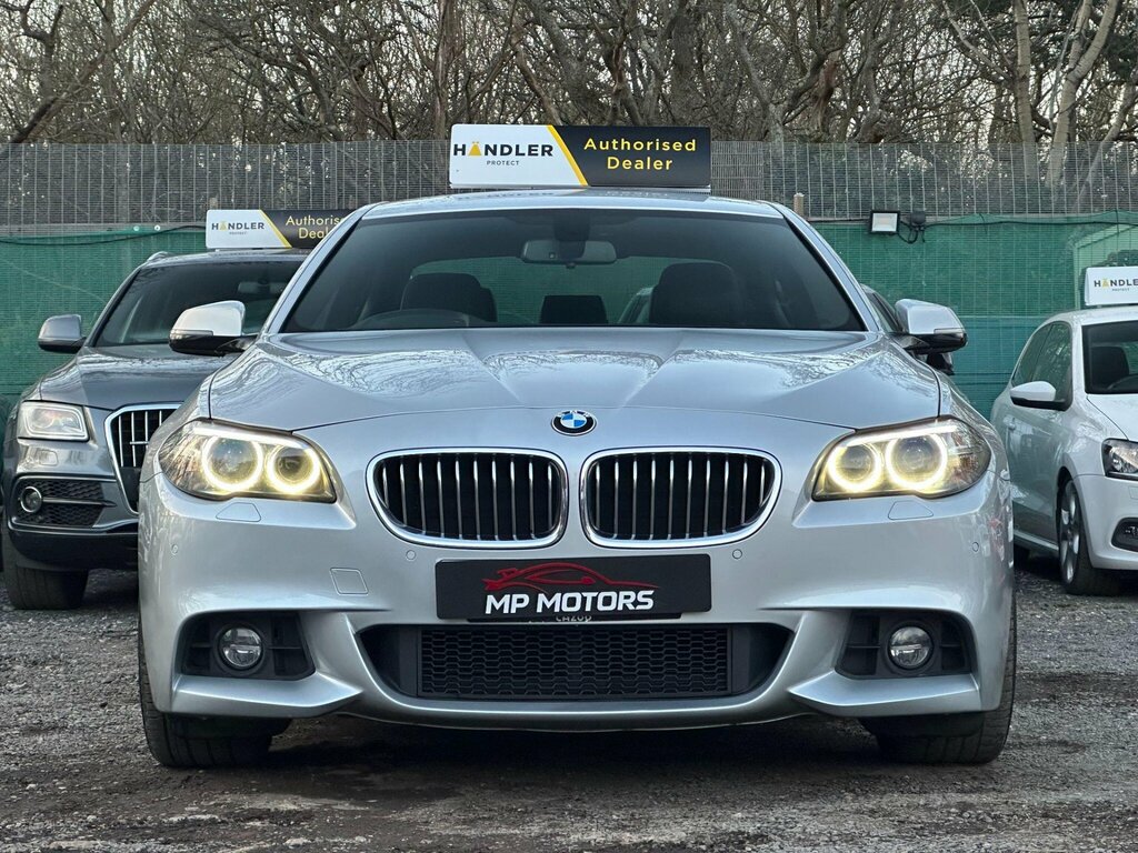 BMW 5 Series 2.0 520D M Sport Euro 6 Ss YK66DWU Silver #2