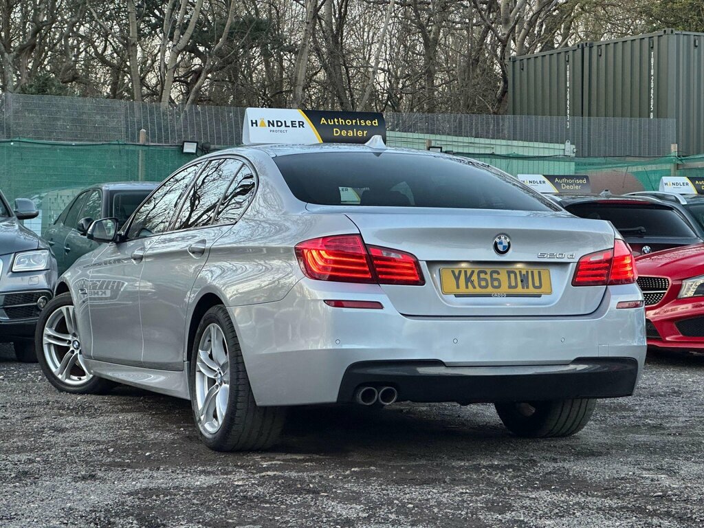 BMW 5 Series 2.0 520D M Sport Euro 6 Ss YK66DWU Silver #6