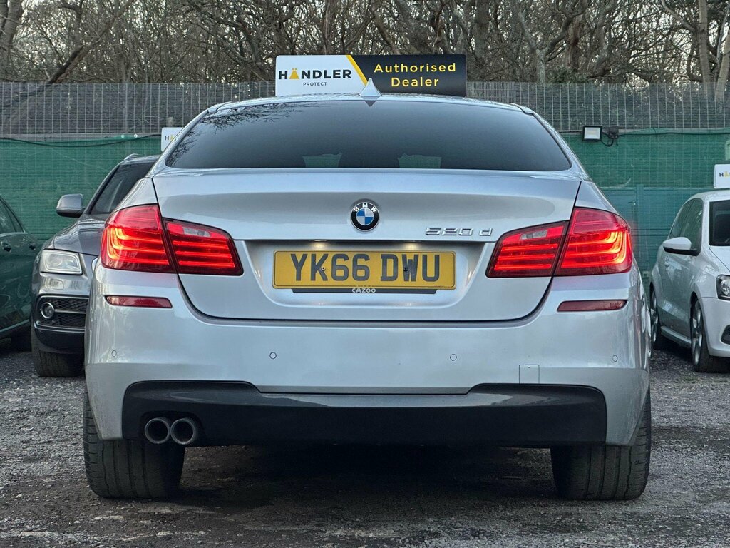 BMW 5 Series 2.0 520D M Sport Euro 6 Ss YK66DWU Silver #5