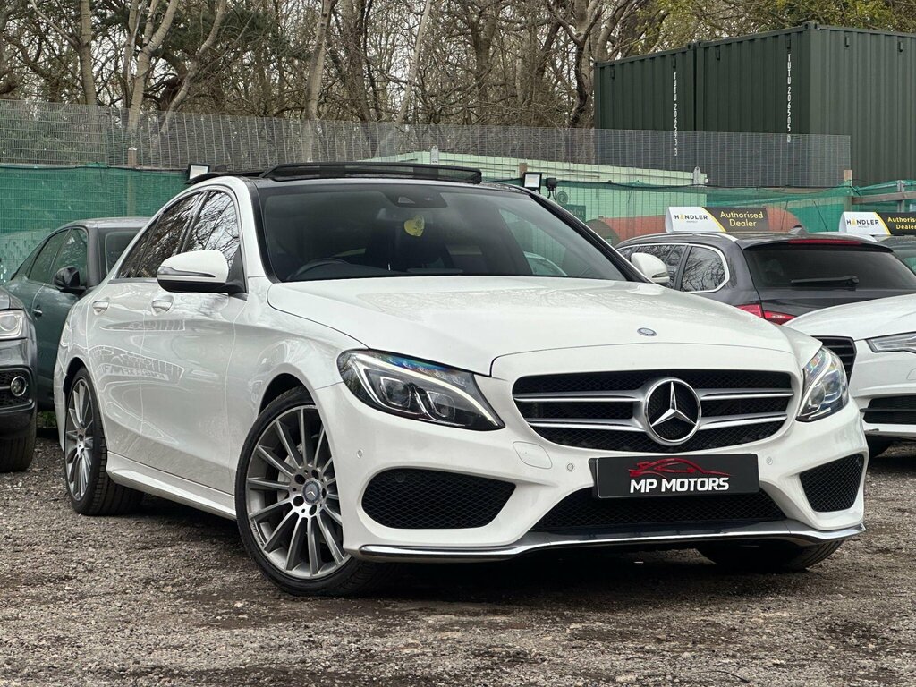 Mercedes-Benz C Class 2.1 C220d Amg Line Premium 7G-tronic Euro 6 S White