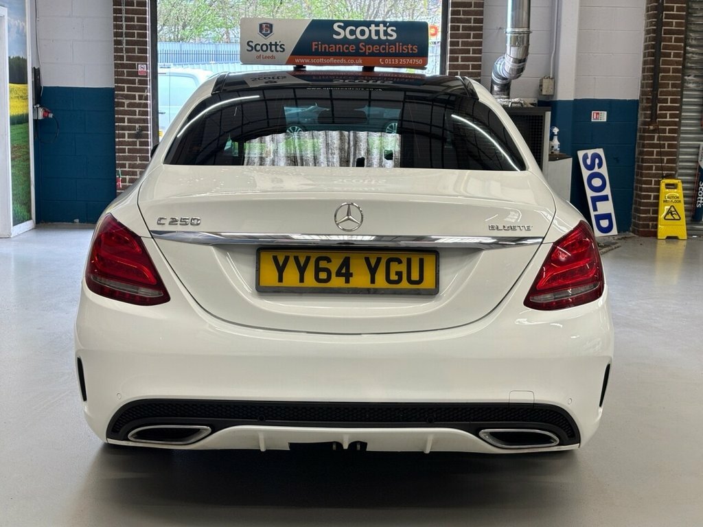 Mercedes-Benz C Class 2L Amg Line YY64YGU White #6