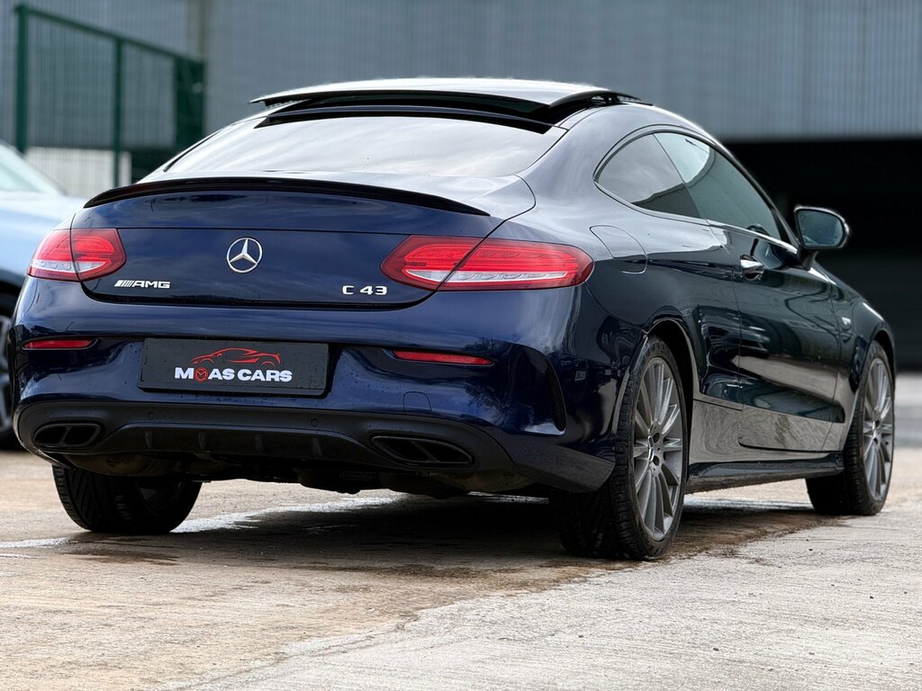 Mercedes-Benz C Class 3.0 C43 V6 Amg Premium Plus Coupe G-t LD66HLW Blue #3