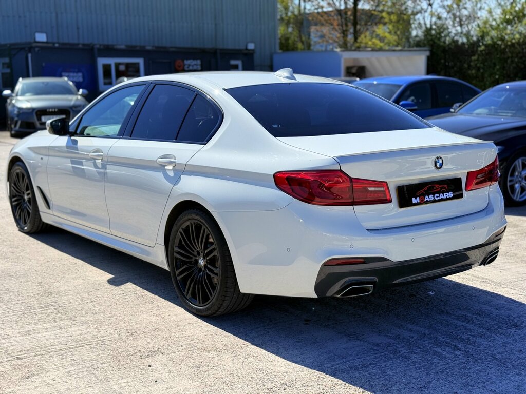 BMW 5 Series 2.0 520D Mht M Sport Saloon Hybrid BP20ONH White #3