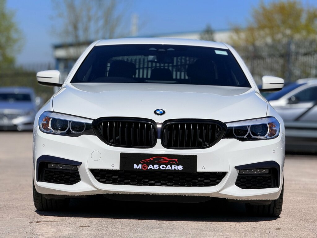 BMW 5 Series 2.0 520D Mht M Sport Saloon Hybrid BP20ONH White #5
