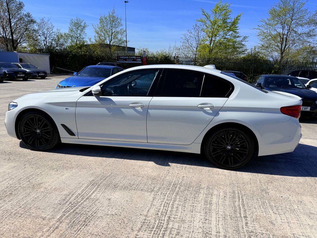 BMW 5 Series 2.0 520D Mht M Sport Saloon Hybrid BP20ONH White #6