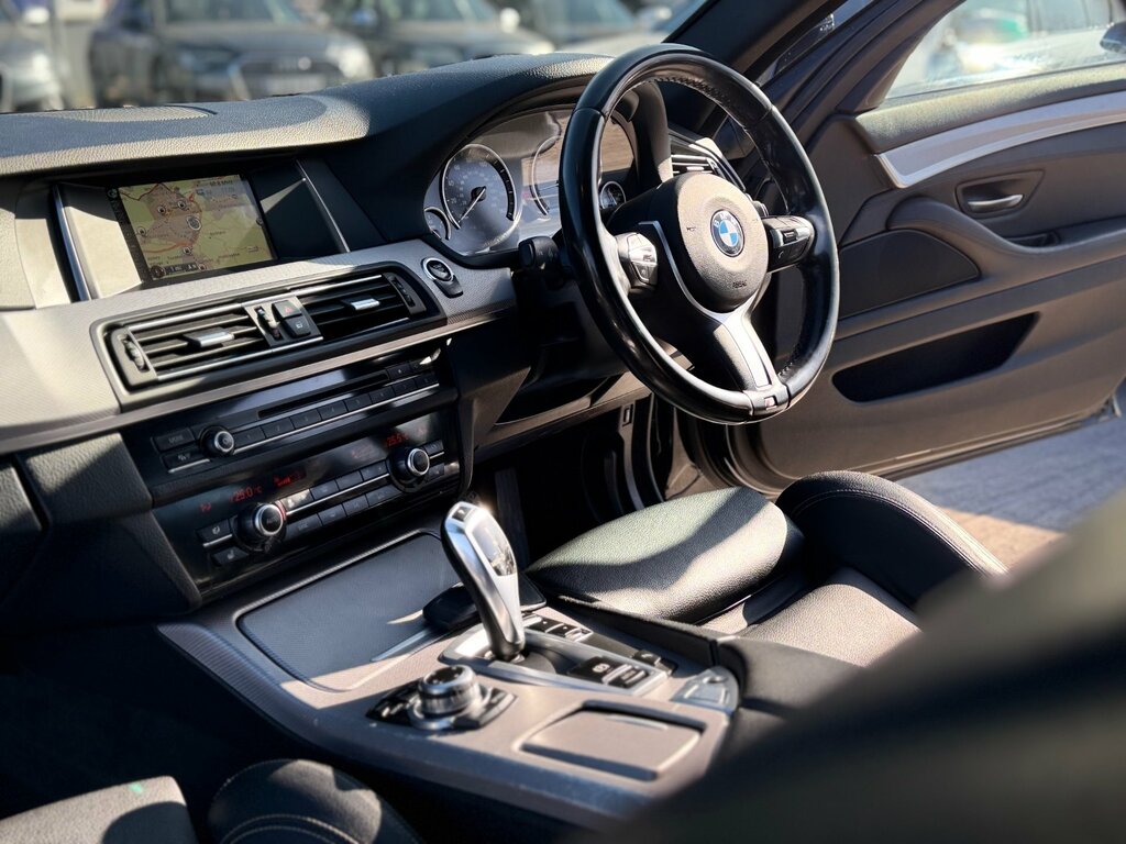 BMW 5 Series 3.0 535D M Sport Touring Euro 6 S YA65ANV Black #3