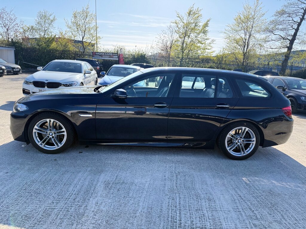 BMW 5 Series 3.0 535D M Sport Touring Euro 6 S YA65ANV Black #5