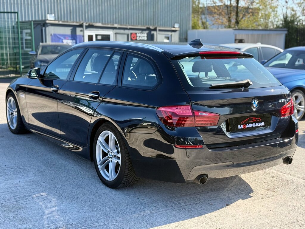 BMW 5 Series 3.0 535D M Sport Touring Euro 6 S YA65ANV Black #2