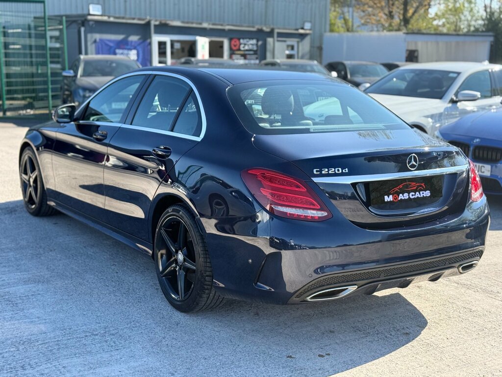 Mercedes-Benz C Class 2.1 C220d Amg Line Saloon Euro 6 Blue #3