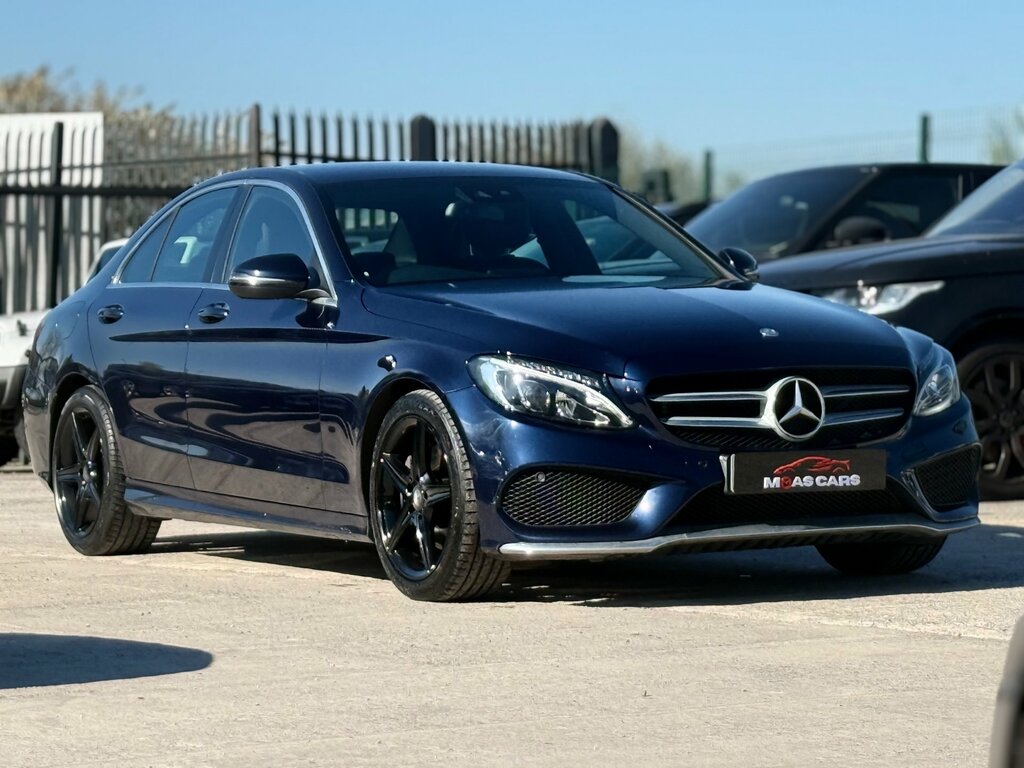 Mercedes-Benz C Class 2.1 C220d Amg Line Saloon Euro 6 Blue