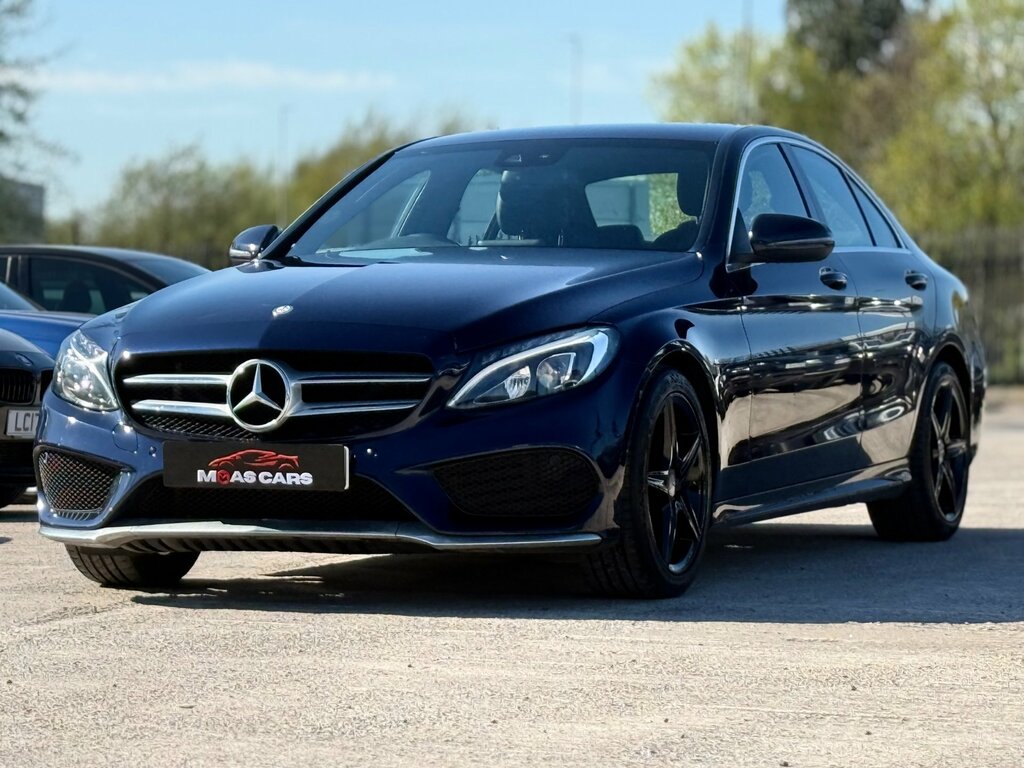 Mercedes-Benz C Class 2.1 C220d Amg Line Saloon Euro 6 Blue #2
