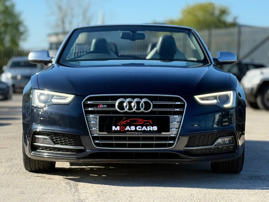 Audi S5 3.0 Tfsi V6 Cabriolet S Tronic Quattro Blue #4