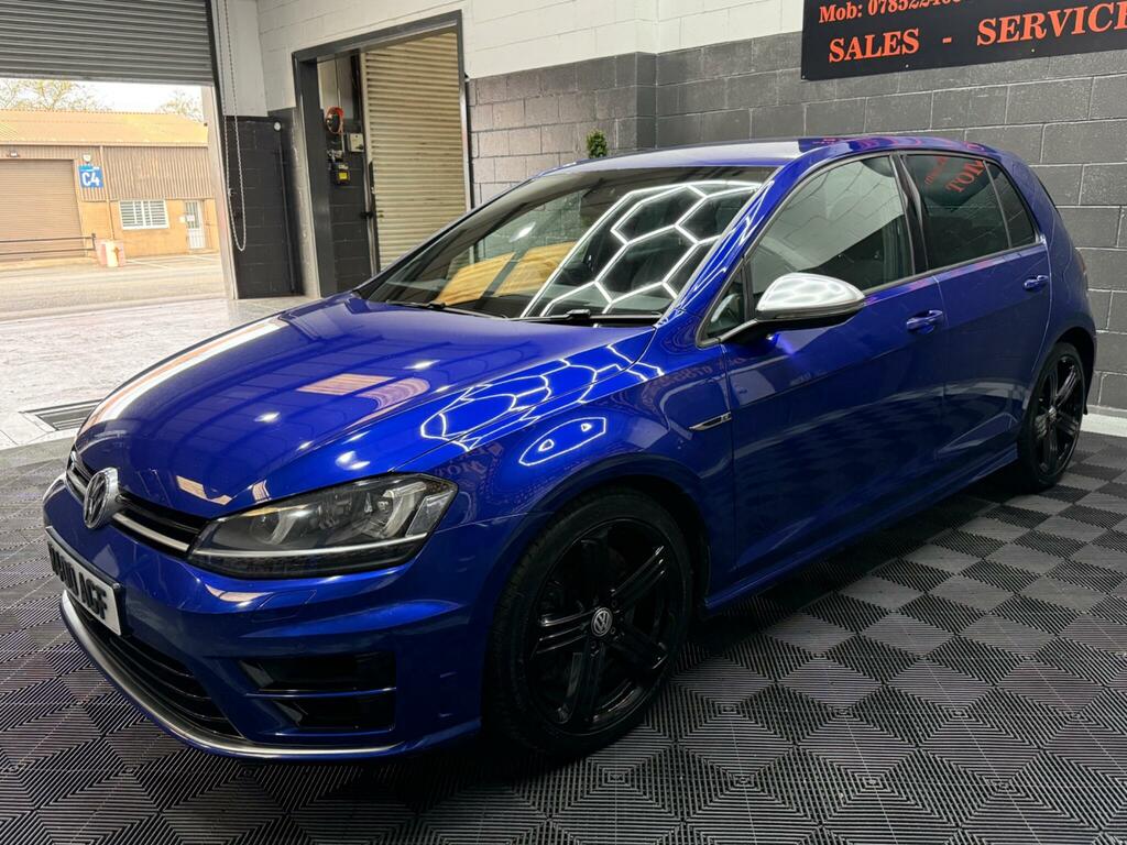Volkswagen Golf 2.0 Tsi Bluemotion Tech R 4Motion Euro 6 Ss R400AGF Blue #4