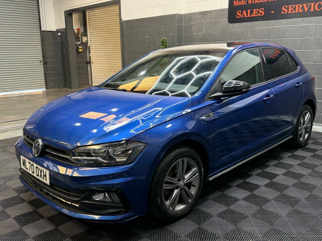 Volkswagen Polo 1.0 Tsi R-line Dsg Euro 6 Ss ML70OXH Blue #6
