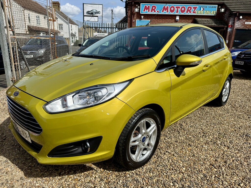 Ford Fiesta 1.5 Tdci Zetec 2013 MV63EMX Yellow #2