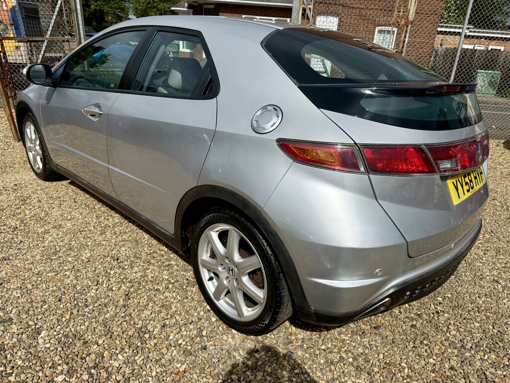 Honda Civic 1.8 I-vtec Ex 2008 YY58HYP Silver #4