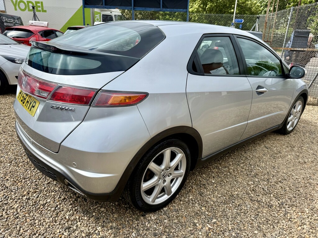 Honda Civic 1.8 I-vtec Ex 2008 YY58HYP Silver #6
