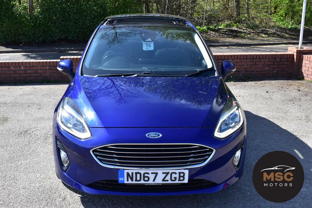 Ford Fiesta 1.0T Ecoboost Titanium Hatchback ND67ZGB Blue #3