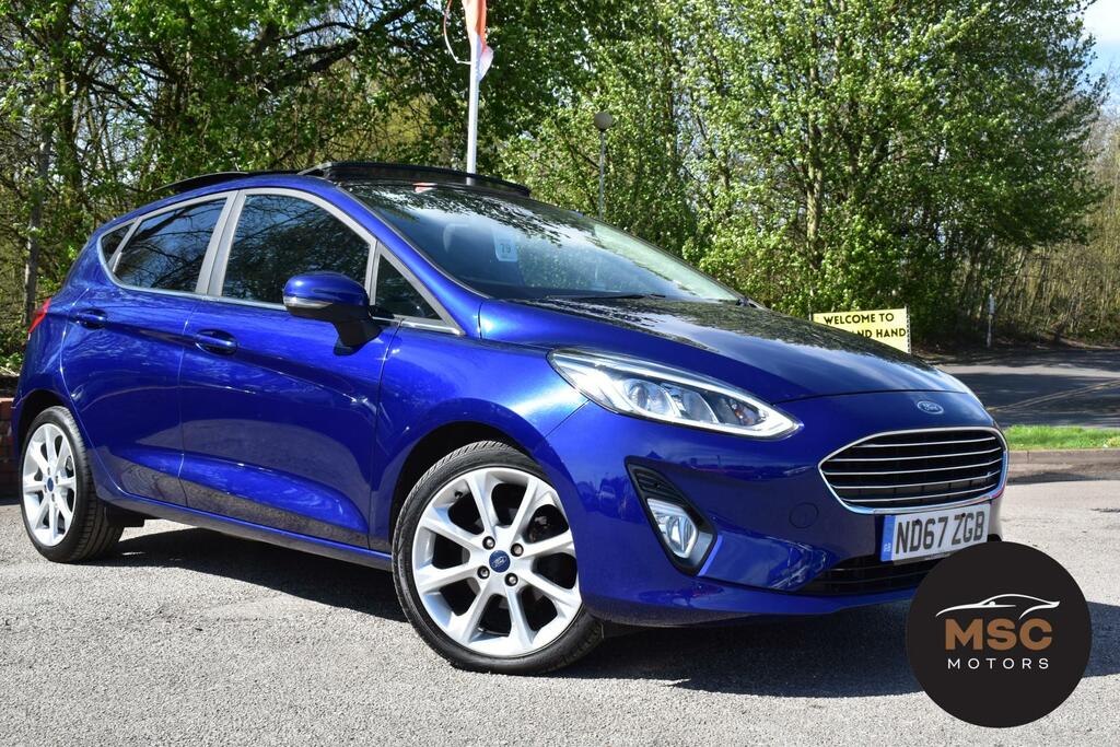 Ford Fiesta 1.0T Ecoboost Titanium Hatchback ND67ZGB Blue #2