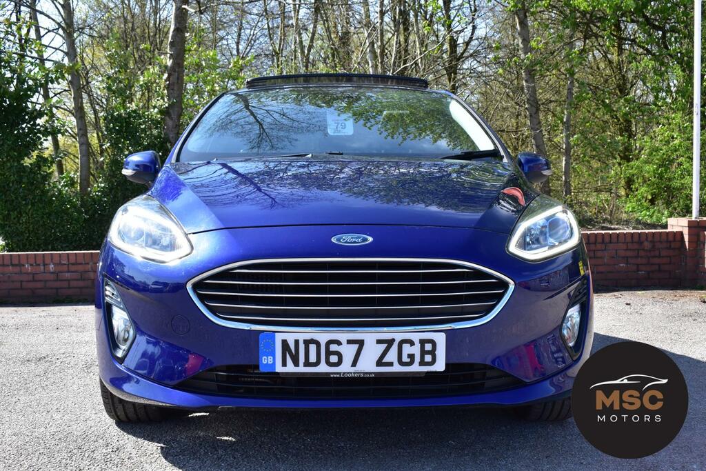 Ford Fiesta 1.0T Ecoboost Titanium Hatchback ND67ZGB Blue #4