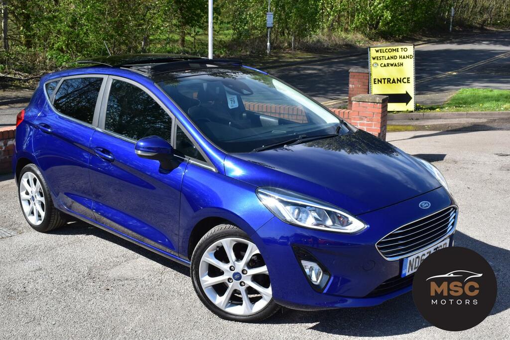 Ford Fiesta 1.0T Ecoboost Titanium Hatchback Blue