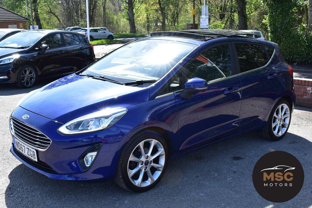 Ford Fiesta 1.0T Ecoboost Titanium Hatchback ND67ZGB Blue #5